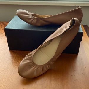 Tan Ballet Flats.